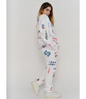 The Mayfair Group Somebody Loves You Coordinating Fleece Sweatpants