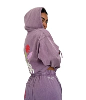 The Mayfair Group You Deserve Flowers Coordinating Graphic Fleece Hoodie
