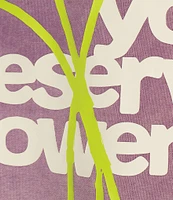 The Mayfair Group You Deserve Flowers Coordinating Graphic Fleece Hoodie