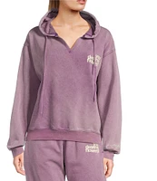 The Mayfair Group You Deserve Flowers Coordinating Graphic Fleece Hoodie