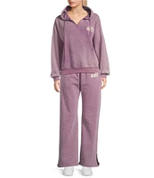 The Mayfair Group You Deserve Flowers Coordinating Graphic Fleece Hoodie
