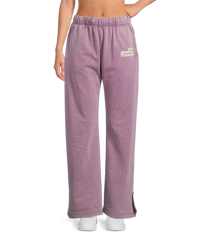 The Mayfair Group You Deserve Flowers Coordinating Sweatpants