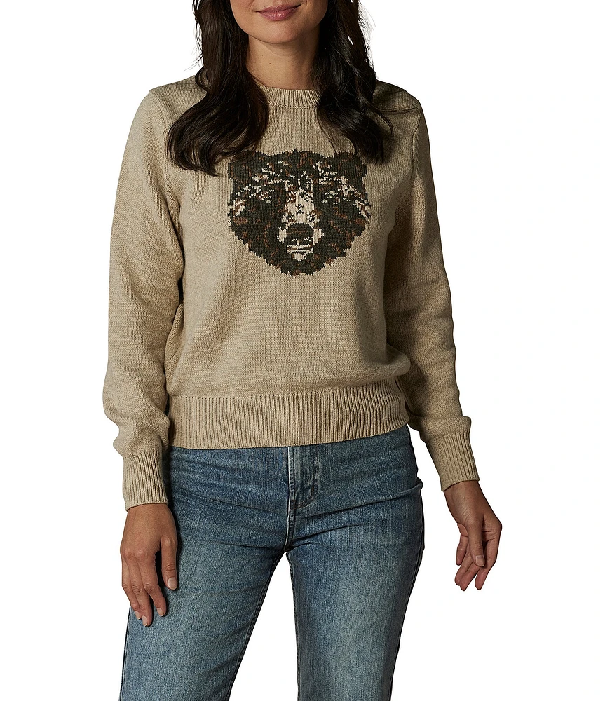 The Normal Brand Bear Crew Neck Long Sleeve Sweater