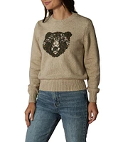 The Normal Brand Bear Crew Neck Long Sleeve Sweater