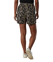 The Normal Brand Floral Print High Rise Belted Short