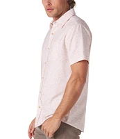 The Normal Brand Freshwater Nep Short Sleeve Woven Shirt