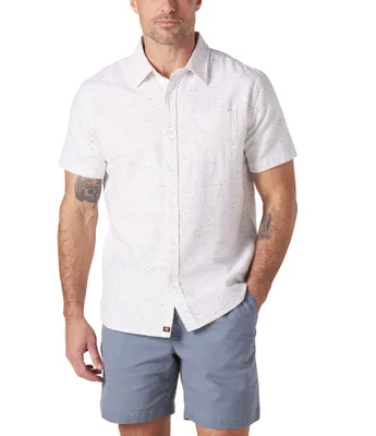 The Normal Brand Freshwater Nep Short Sleeve Woven Shirt