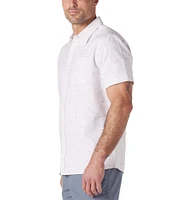 The Normal Brand Freshwater Nep Short Sleeve Woven Shirt