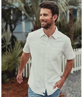 The Normal Brand Freshwater Nep Short Sleeve Woven Shirt