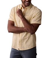 The Normal Brand Freshwater Pattern Short Sleeve Woven Shirt
