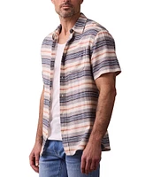 The Normal Brand Freshwater Short Sleeve Woven Shirt