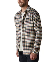 The Normal Brand Hudson Double Brushed Flannel Long Sleeve Woven Shirt