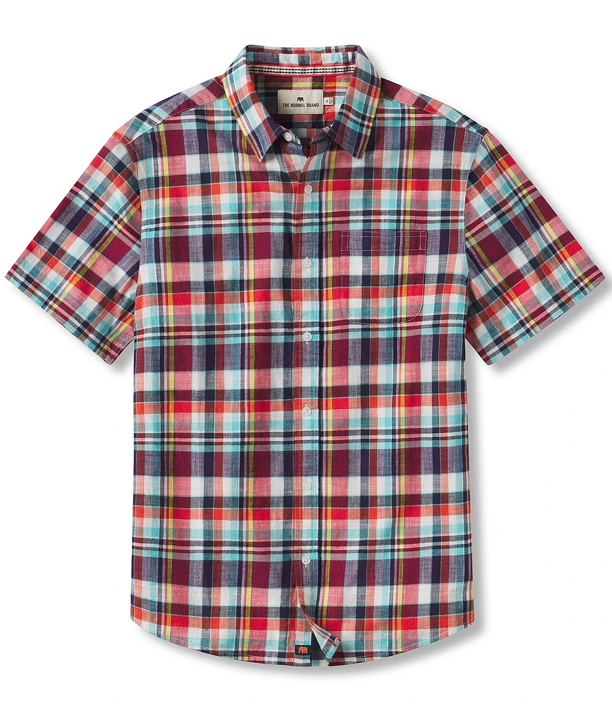 The Normal Brand Jasper Plaid Button Up Shirt