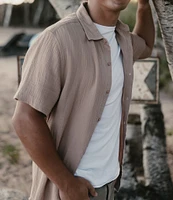 The Normal Brand Kalo Short Sleeve Woven Shirt
