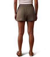 The Normal Brand Kalo Weekend Double Gauze Elastic Waist Pull-On Shorts