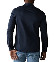 The Normal Brand Lennox Jersey Long Sleeve Woven Shirt