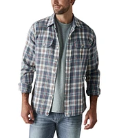 The Normal Brand Long-Sleeve Woven Plaid Mountain Overshirt