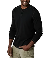 The Normal Brand Puremeso 2-Button Long Sleeve Henley