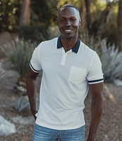 The Normal Brand Puremeso Tipped Short-Sleeve Polo Shirt