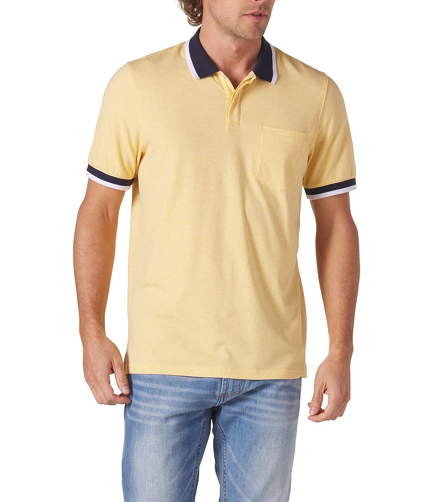 The Normal Brand Puremeso Tipped Short-Sleeve Polo Shirt