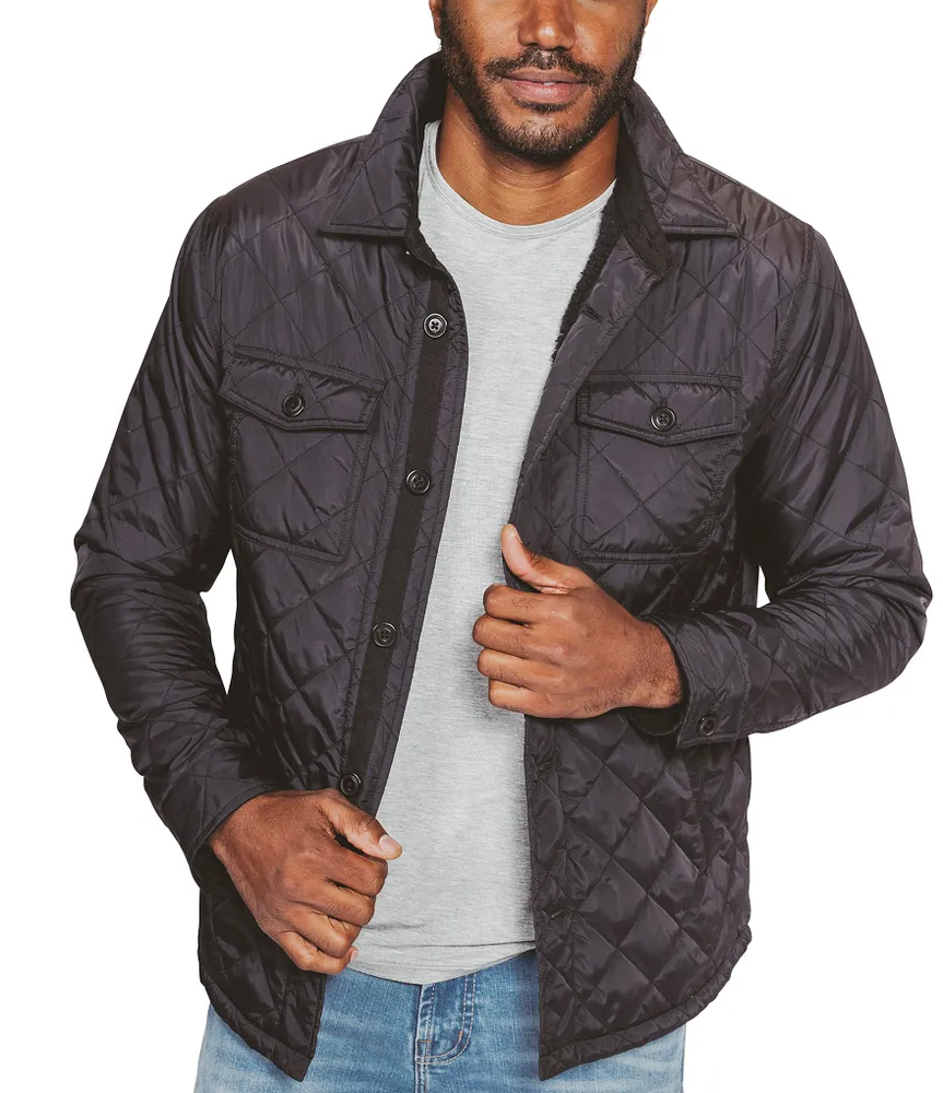 The Normal Brand Quilted Sherpa Lined Shacket