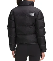 The North Face 1996 Retro Nuptse Stand Collar Removable Hood Long Sleeve Down Puffer Jacket