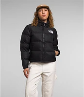 The North Face 1996 Retro Nuptse Stand Collar Removable Hood Long Sleeve Down Puffer Jacket