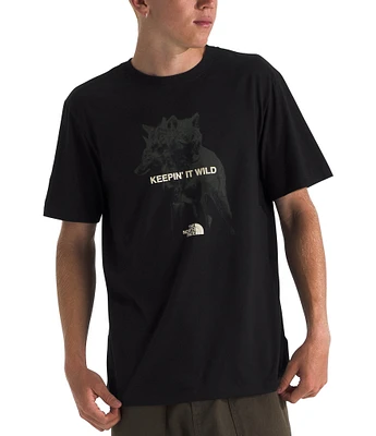 The North Face Animals We Love Wolf Short Sleeve Graphic T-Shirt