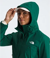 The North Face Antora Hooded Long Sleeve Waterproof Parka Jacket