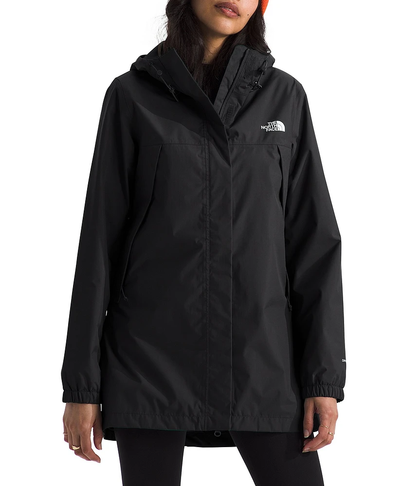 The North Face Antora Hooded Long Sleeve Waterproof Parka Jacket