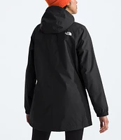The North Face Antora Hooded Long Sleeve Waterproof Parka Jacket