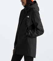 The North Face Antora Hooded Long Sleeve Waterproof Parka Jacket