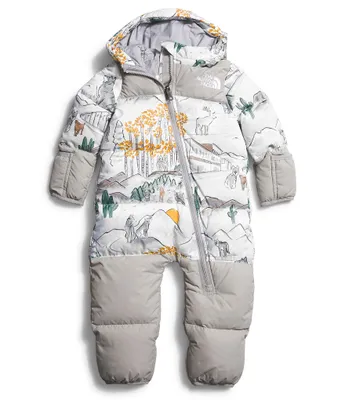 The North Face Baby Boys Newborn-24 Months Like A Wolf 1996 Retro Nuptse Snow/Ski One-Piece