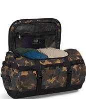 The North Face Base 50L Camp Utility Brown Camo Texture Print Duffle Bag