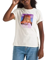 The North Face Big Girls 7-16 Crewneck Short Sleeve Landscape Graphic T-Shirt