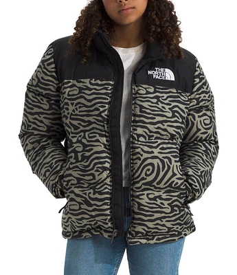 The North Face Big Kids 6-18 Long Sleeve Nuptse Iconic Durable Jacket