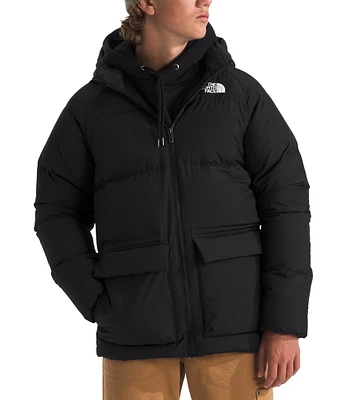 The North Face Big Kids North Down Fleece-Lined Short Parka