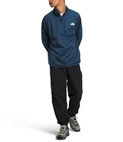 The North Face Canyonlands Long Sleeve Half-Zip Heathered Fleece Pullover