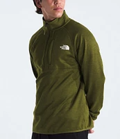 The North Face Canyonlands Long Sleeve Half-Zip Heathered Fleece Pullover