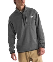 The North Face Canyonlands Long Sleeve Half-Zip Heathered Fleece Pullover