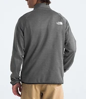 The North Face Canyonlands Long Sleeve Half-Zip Heathered Fleece Pullover