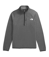 The North Face Canyonlands Long Sleeve Half-Zip Heathered Fleece Pullover