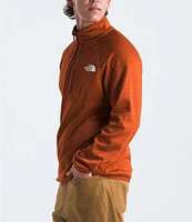 The North Face Canyonlands Long Sleeve Half-Zip Heathered Fleece Pullover