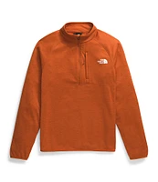 The North Face Canyonlands Long Sleeve Half-Zip Heathered Fleece Pullover