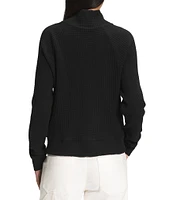 The North Face Chabot Cotton Thermal Knit Mock Neck Long Sleeve Top