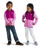 The North Face Little Girls 2T-7 Long Sleeve Glacier Full-Zip Hoodie Jacket