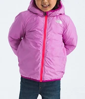 The North Face Little Girls 2T-7 Long Sleeve Reversible ThermoBall Hooded Jacket