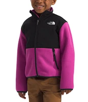 The North Face Little Kids 2T-7 Long Sleeve Durable Water-Repellent Fleece Denali Jacket