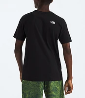 The North Face Little/Big Boys Short Sleeve Topo Green TSE Box Graphic T-Shirt