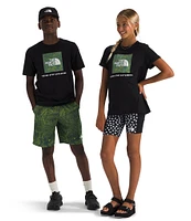 The North Face Little/Big Boys Short Sleeve Topo Green TSE Box Graphic T-Shirt